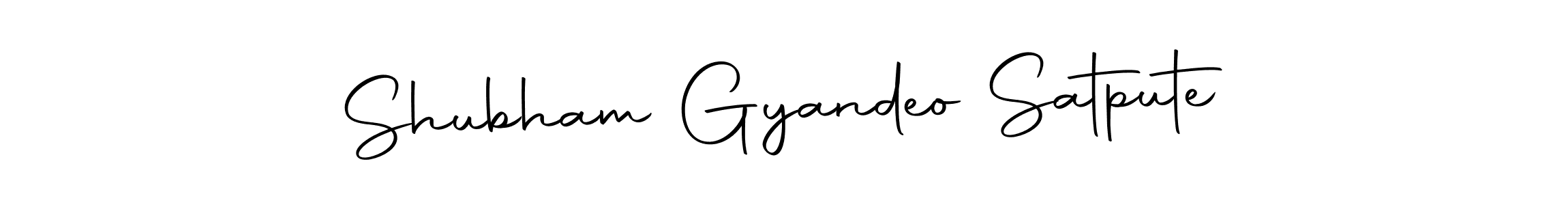 Design your own signature with our free online signature maker. With this signature software, you can create a handwritten (Autography-DOLnW) signature for name Shubham Gyandeo Satpute. Shubham Gyandeo Satpute signature style 10 images and pictures png