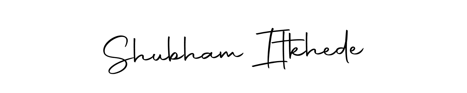 Make a beautiful signature design for name Shubham Itkhede. Use this online signature maker to create a handwritten signature for free. Shubham Itkhede signature style 10 images and pictures png