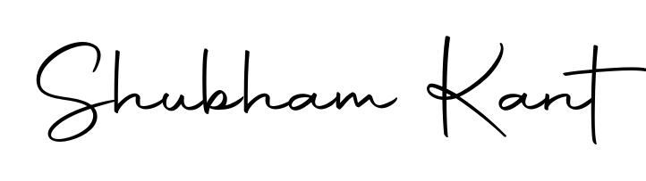 The Autography-DOLnW typeface gives name Shubham Kant a refined look. Suitable for certificates, diplomas, and official verification. Shubham Kant signature style 10 images and pictures png