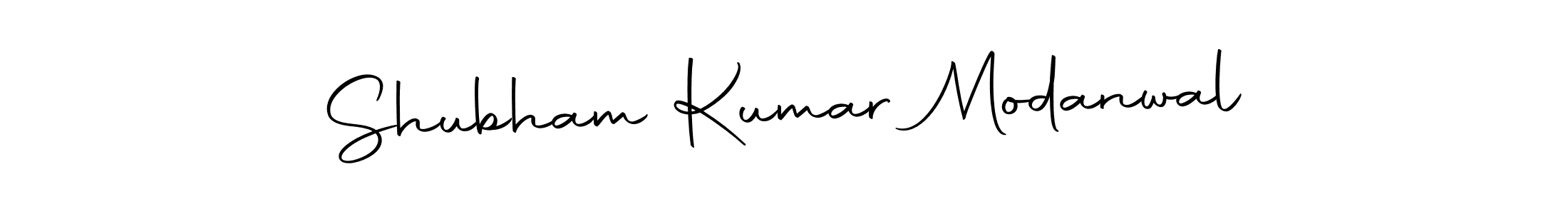 Create a beautiful signature design for name Shubham Kumar Modanwal. With this signature (Autography-DOLnW) fonts, you can make a handwritten signature for free. Shubham Kumar Modanwal signature style 10 images and pictures png