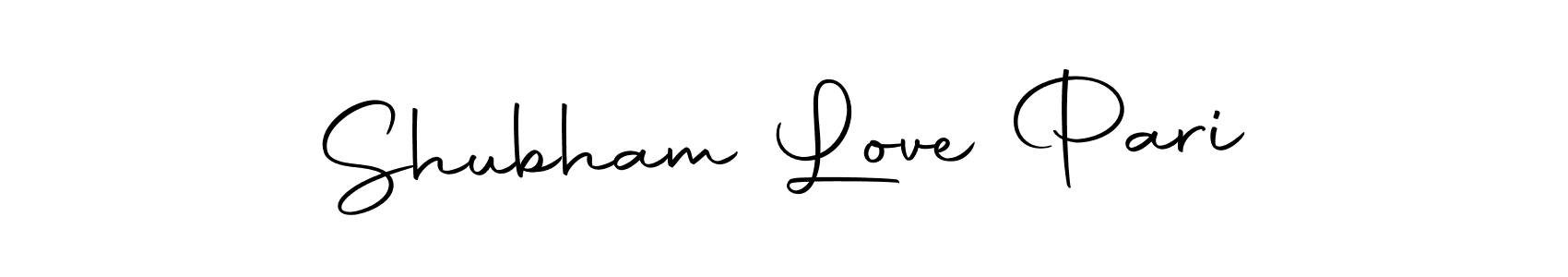 Create a beautiful signature design for name Shubham Love Pari. With this signature (Autography-DOLnW) fonts, you can make a handwritten signature for free. Shubham Love Pari signature style 10 images and pictures png