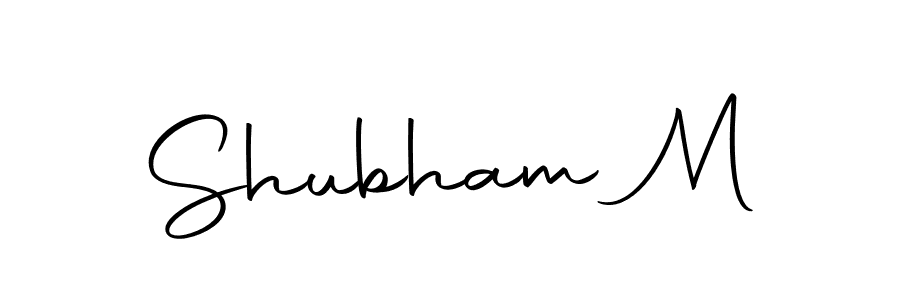 Shubham M stylish signature style. Best Handwritten Sign (Autography-DOLnW) for my name. Handwritten Signature Collection Ideas for my name Shubham M. Shubham M signature style 10 images and pictures png