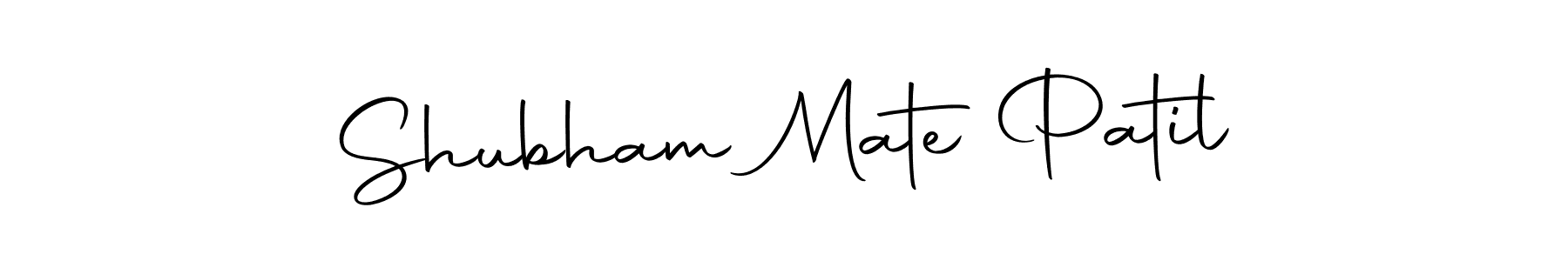 Also we have Shubham Mate Patil name is the best signature style. Create professional handwritten signature collection using Autography-DOLnW autograph style. Shubham Mate Patil signature style 10 images and pictures png