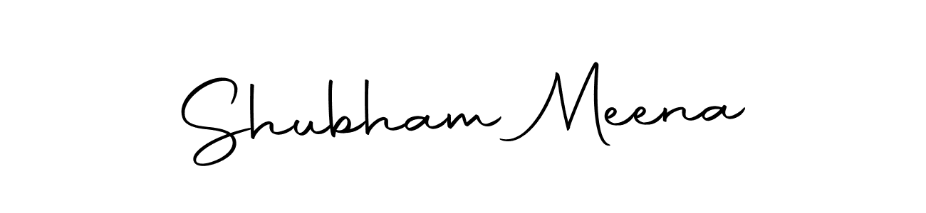 Make a beautiful signature design for name Shubham Meena. With this signature (Autography-DOLnW) style, you can create a handwritten signature for free. Shubham Meena signature style 10 images and pictures png