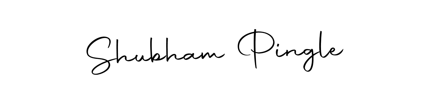 Shubham Pingle stylish signature style. Best Handwritten Sign (Autography-DOLnW) for my name. Handwritten Signature Collection Ideas for my name Shubham Pingle. Shubham Pingle signature style 10 images and pictures png