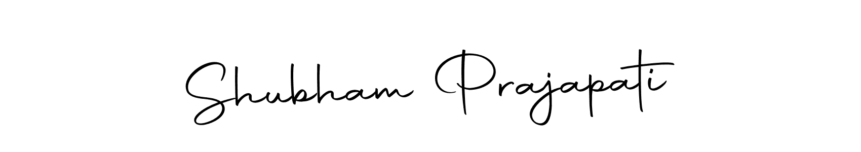 Design your own signature with our free online signature maker. With this signature software, you can create a handwritten (Autography-DOLnW) signature for name Shubham Prajapati. Shubham Prajapati signature style 10 images and pictures png