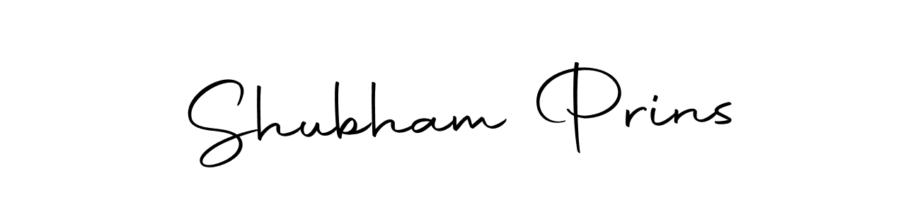 Create a beautiful signature design for name Shubham Prins. With this signature (Autography-DOLnW) fonts, you can make a handwritten signature for free. Shubham Prins signature style 10 images and pictures png