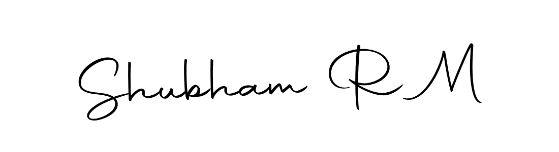 How to make Shubham R M signature? Autography-DOLnW is a professional autograph style. Create handwritten signature for Shubham R M name. Shubham R M signature style 10 images and pictures png