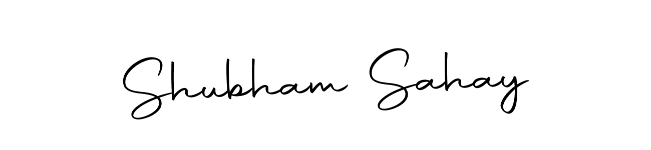 Create a beautiful signature design for name Shubham Sahay. With this signature (Autography-DOLnW) fonts, you can make a handwritten signature for free. Shubham Sahay signature style 10 images and pictures png
