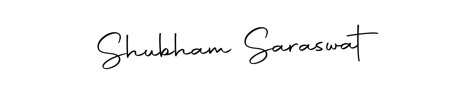 How to make Shubham Saraswat name signature. Use Autography-DOLnW style for creating short signs online. This is the latest handwritten sign. Shubham Saraswat signature style 10 images and pictures png