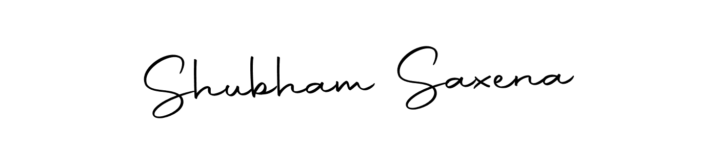 Create a beautiful signature design for name Shubham Saxena. With this signature (Autography-DOLnW) fonts, you can make a handwritten signature for free. Shubham Saxena signature style 10 images and pictures png