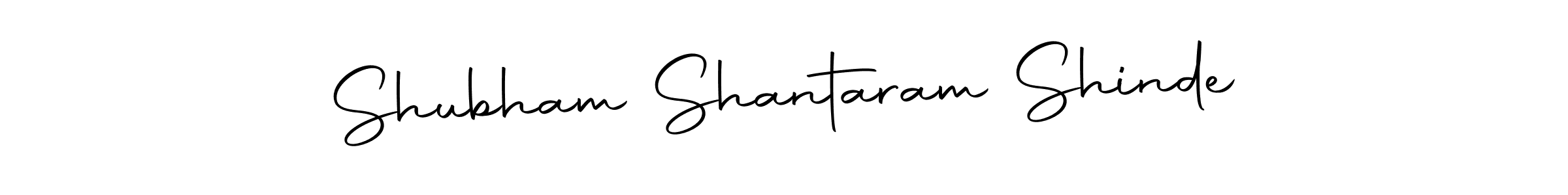 Design your own signature with our free online signature maker. With this signature software, you can create a handwritten (Autography-DOLnW) signature for name Shubham Shantaram Shinde. Shubham Shantaram Shinde signature style 10 images and pictures png