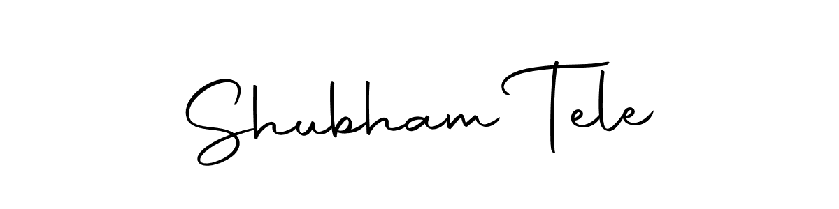 if you are searching for the best signature style for your name Shubham Tele. so please give up your signature search. here we have designed multiple signature styles  using Autography-DOLnW. Shubham Tele signature style 10 images and pictures png