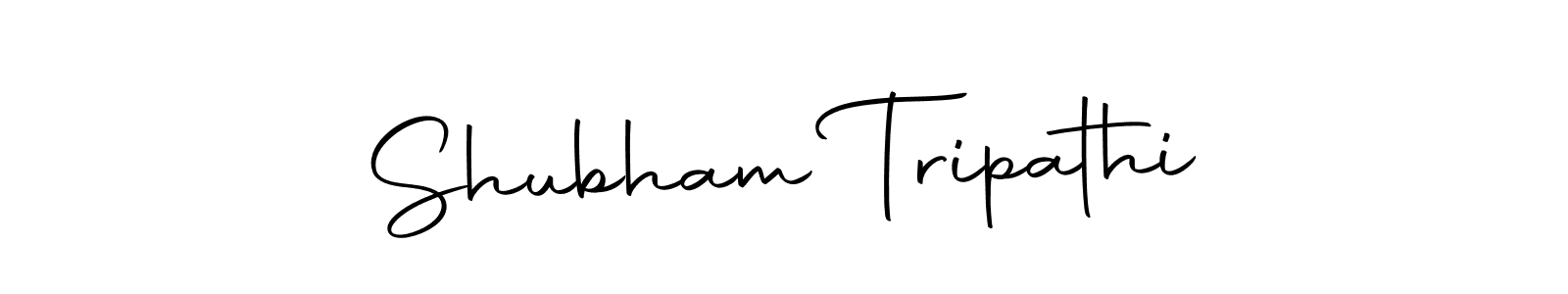 How to make Shubham Tripathi name signature. Use Autography-DOLnW style for creating short signs online. This is the latest handwritten sign. Shubham Tripathi signature style 10 images and pictures png