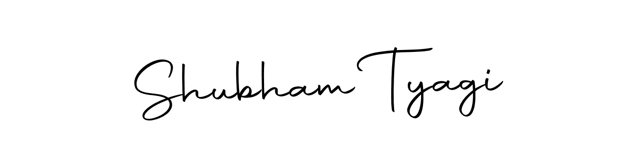 How to make Shubham Tyagi name signature. Use Autography-DOLnW style for creating short signs online. This is the latest handwritten sign. Shubham Tyagi signature style 10 images and pictures png