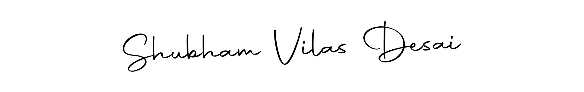 Create a beautiful signature design for name Shubham Vilas Desai. With this signature (Autography-DOLnW) fonts, you can make a handwritten signature for free. Shubham Vilas Desai signature style 10 images and pictures png