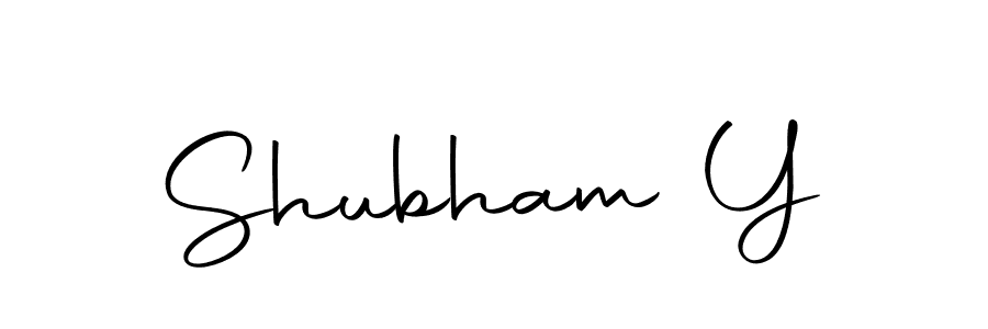 Here are the top 10 professional signature styles for the name Shubham Y. These are the best autograph styles you can use for your name. Shubham Y signature style 10 images and pictures png