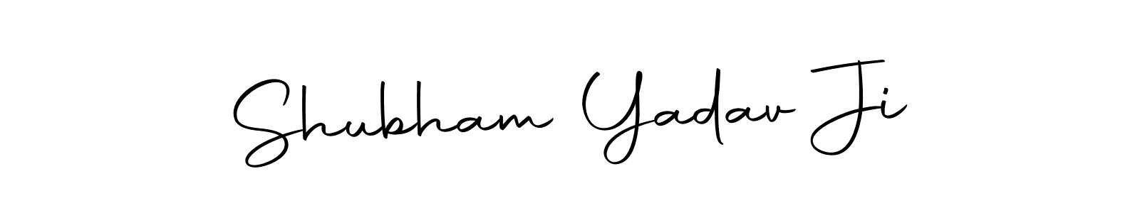Create a beautiful signature design for name Shubham Yadav Ji. With this signature (Autography-DOLnW) fonts, you can make a handwritten signature for free. Shubham Yadav Ji signature style 10 images and pictures png