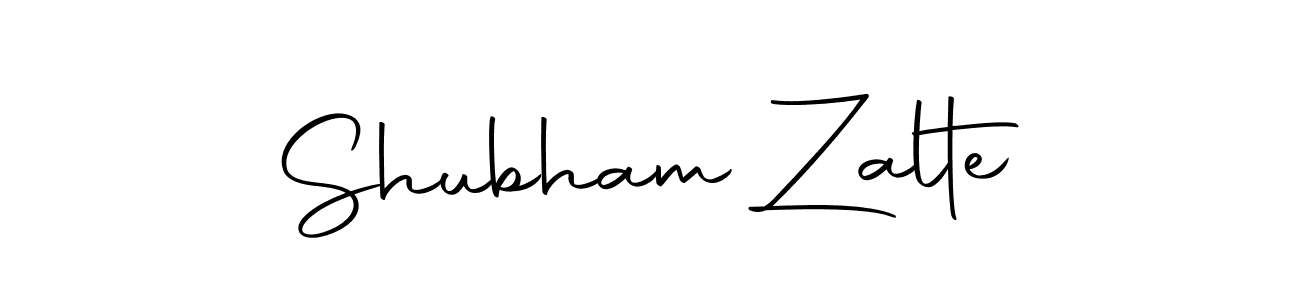 Create a beautiful signature design for name Shubham Zalte. With this signature (Autography-DOLnW) fonts, you can make a handwritten signature for free. Shubham Zalte signature style 10 images and pictures png