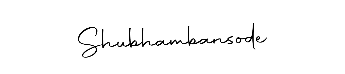 if you are searching for the best signature style for your name Shubhambansode. so please give up your signature search. here we have designed multiple signature styles  using Autography-DOLnW. Shubhambansode signature style 10 images and pictures png