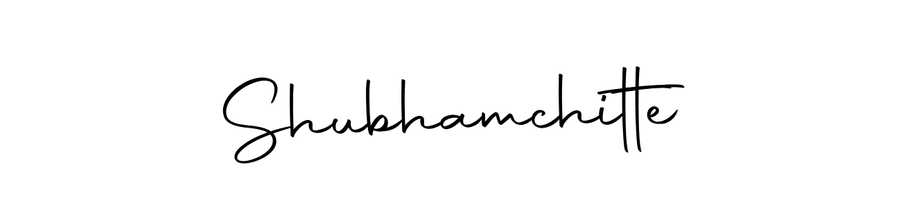 The best way (Autography-DOLnW) to make a short signature is to pick only two or three words in your name. The name Shubhamchitte include a total of six letters. For converting this name. Shubhamchitte signature style 10 images and pictures png