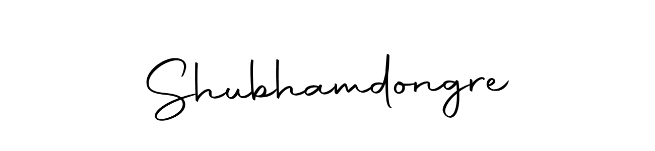 Make a short Shubhamdongre signature style. Manage your documents anywhere anytime using Autography-DOLnW. Create and add eSignatures, submit forms, share and send files easily. Shubhamdongre signature style 10 images and pictures png