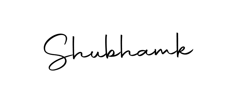 Make a beautiful signature design for name Shubhamk. Use this online signature maker to create a handwritten signature for free. Shubhamk signature style 10 images and pictures png