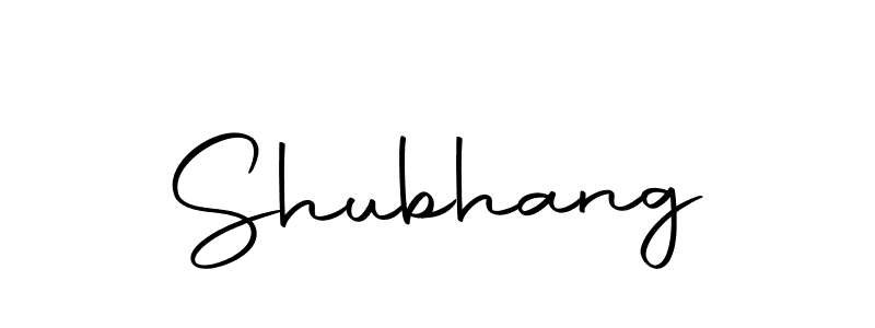 Shubhang stylish signature style. Best Handwritten Sign (Autography-DOLnW) for my name. Handwritten Signature Collection Ideas for my name Shubhang. Shubhang signature style 10 images and pictures png