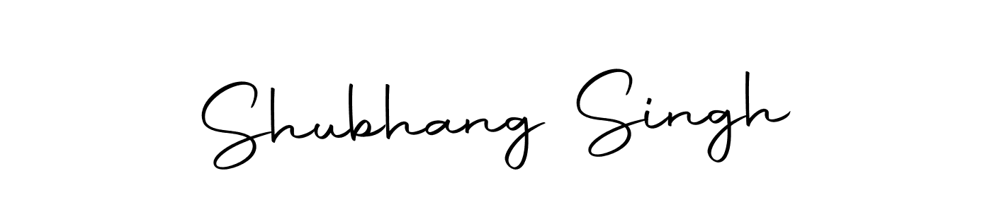 Make a beautiful signature design for name Shubhang Singh. Use this online signature maker to create a handwritten signature for free. Shubhang Singh signature style 10 images and pictures png