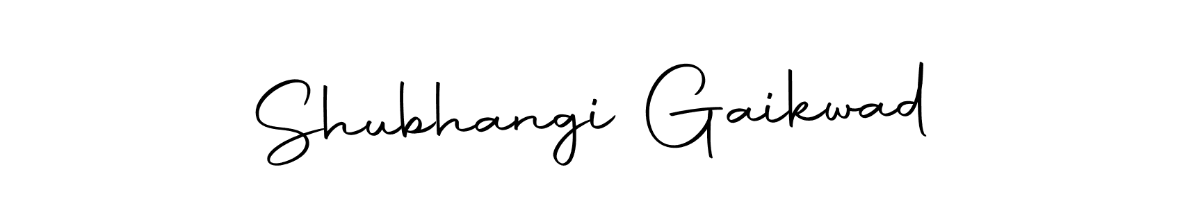 Make a short Shubhangi Gaikwad signature style. Manage your documents anywhere anytime using Autography-DOLnW. Create and add eSignatures, submit forms, share and send files easily. Shubhangi Gaikwad signature style 10 images and pictures png