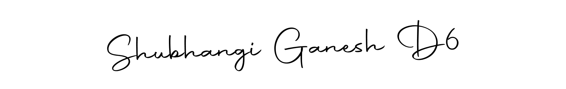 Use a signature maker to create a handwritten signature online. With this signature software, you can design (Autography-DOLnW) your own signature for name Shubhangi Ganesh D6. Shubhangi Ganesh D6 signature style 10 images and pictures png