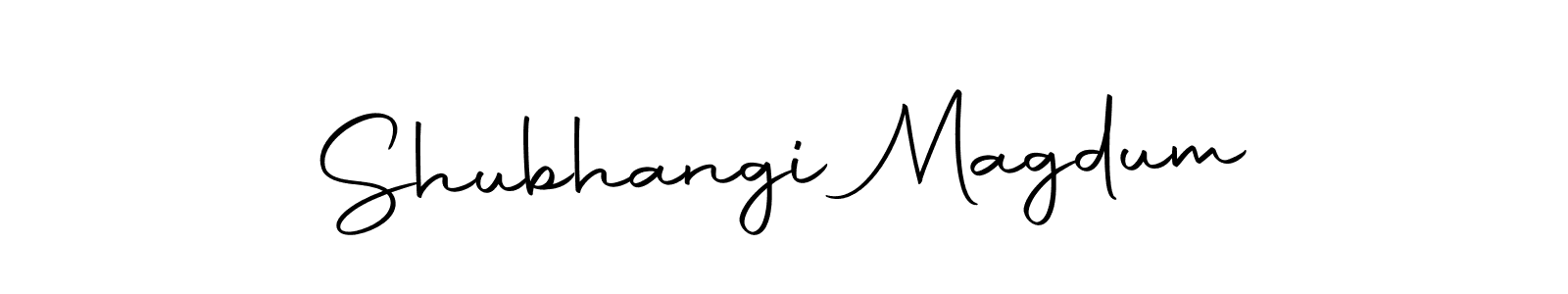 Also we have Shubhangi Magdum name is the best signature style. Create professional handwritten signature collection using Autography-DOLnW autograph style. Shubhangi Magdum signature style 10 images and pictures png