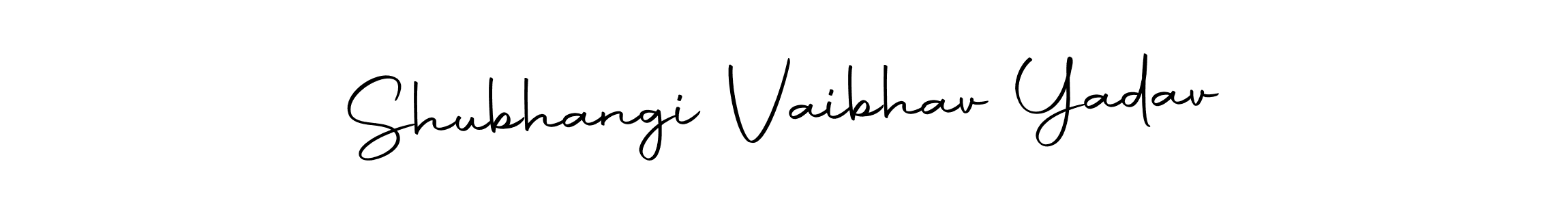 Use a signature maker to create a handwritten signature online. With this signature software, you can design (Autography-DOLnW) your own signature for name Shubhangi Vaibhav Yadav. Shubhangi Vaibhav Yadav signature style 10 images and pictures png