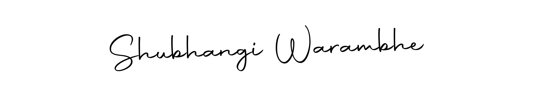 The best way (Autography-DOLnW) to make a short signature is to pick only two or three words in your name. The name Shubhangi Warambhe include a total of six letters. For converting this name. Shubhangi Warambhe signature style 10 images and pictures png