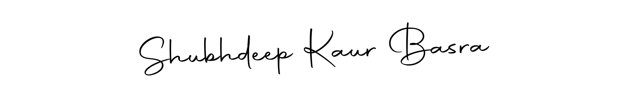 Make a short Shubhdeep Kaur Basra signature style. Manage your documents anywhere anytime using Autography-DOLnW. Create and add eSignatures, submit forms, share and send files easily. Shubhdeep Kaur Basra signature style 10 images and pictures png