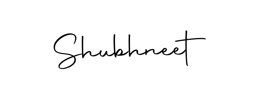 The best way (Autography-DOLnW) to make a short signature is to pick only two or three words in your name. The name Shubhneet include a total of six letters. For converting this name. Shubhneet signature style 10 images and pictures png