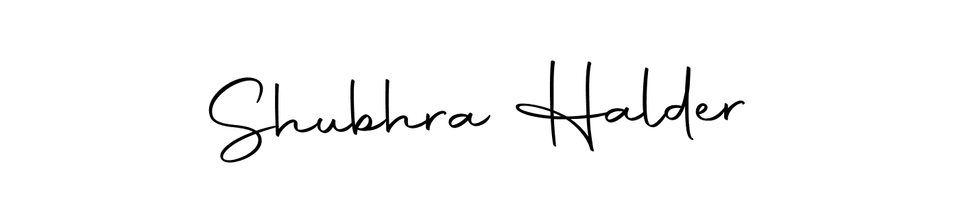 Use a signature maker to create a handwritten signature online. With this signature software, you can design (Autography-DOLnW) your own signature for name Shubhra Halder. Shubhra Halder signature style 10 images and pictures png