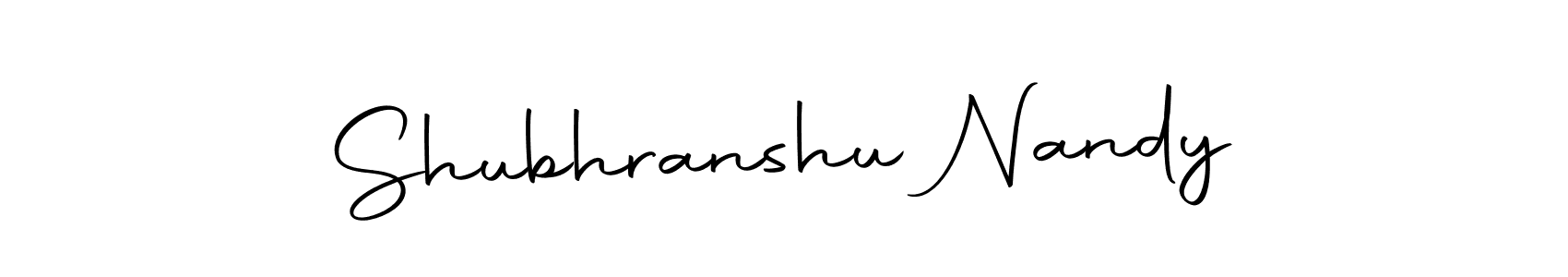 Also we have Shubhranshu Nandy name is the best signature style. Create professional handwritten signature collection using Autography-DOLnW autograph style. Shubhranshu Nandy signature style 10 images and pictures png