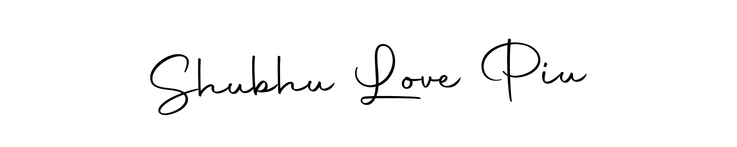 You can use this online signature creator to create a handwritten signature for the name Shubhu Love Piu. This is the best online autograph maker. Shubhu Love Piu signature style 10 images and pictures png