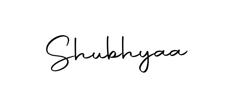 Shubhyaa stylish signature style. Best Handwritten Sign (Autography-DOLnW) for my name. Handwritten Signature Collection Ideas for my name Shubhyaa. Shubhyaa signature style 10 images and pictures png