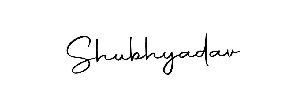 The best way (Autography-DOLnW) to make a short signature is to pick only two or three words in your name. The name Shubhyadav include a total of six letters. For converting this name. Shubhyadav signature style 10 images and pictures png