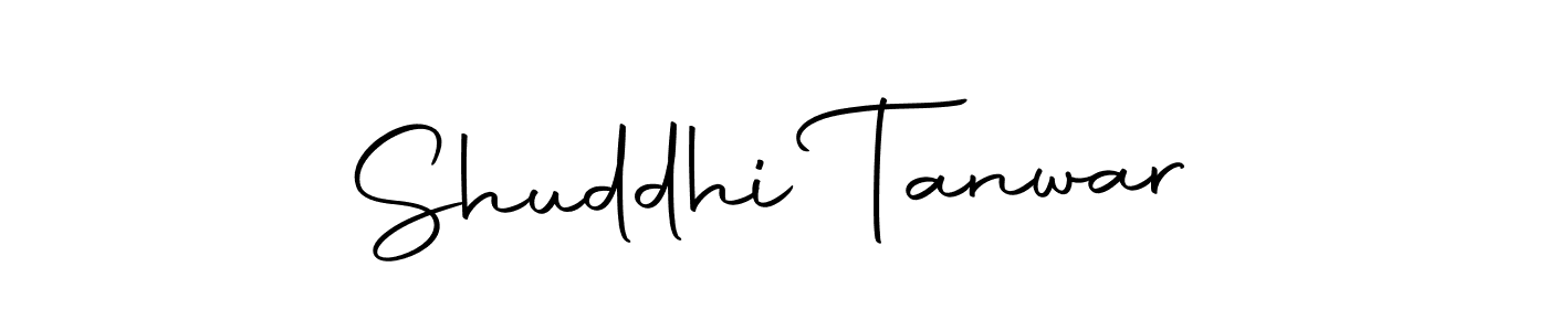 Shuddhi Tanwar stylish signature style. Best Handwritten Sign (Autography-DOLnW) for my name. Handwritten Signature Collection Ideas for my name Shuddhi Tanwar. Shuddhi Tanwar signature style 10 images and pictures png