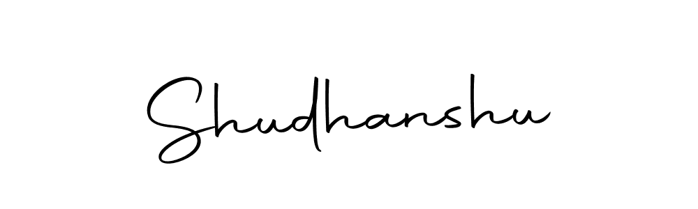 Use a signature maker to create a handwritten signature online. With this signature software, you can design (Autography-DOLnW) your own signature for name Shudhanshu. Shudhanshu signature style 10 images and pictures png