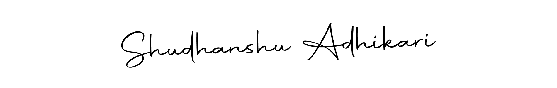 The best way (Autography-DOLnW) to make a short signature is to pick only two or three words in your name. The name Shudhanshu Adhikari include a total of six letters. For converting this name. Shudhanshu Adhikari signature style 10 images and pictures png