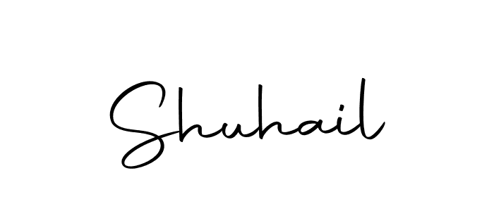 Make a beautiful signature design for name Shuhail. Use this online signature maker to create a handwritten signature for free. Shuhail signature style 10 images and pictures png