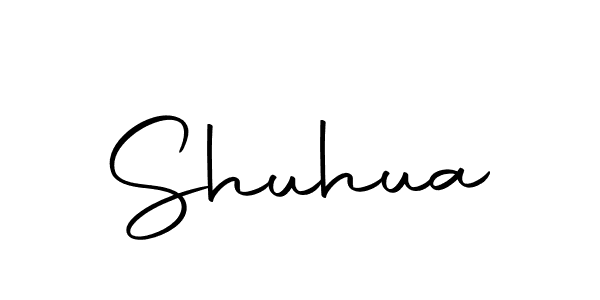 Design your own signature with our free online signature maker. With this signature software, you can create a handwritten (Autography-DOLnW) signature for name Shuhua. Shuhua signature style 10 images and pictures png