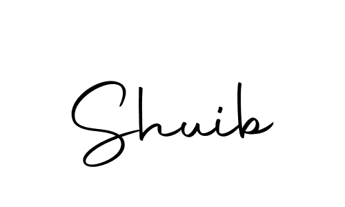 Use a signature maker to create a handwritten signature online. With this signature software, you can design (Autography-DOLnW) your own signature for name Shuib. Shuib signature style 10 images and pictures png