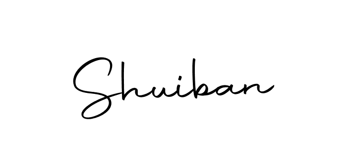 Design your own signature with our free online signature maker. With this signature software, you can create a handwritten (Autography-DOLnW) signature for name Shuiban. Shuiban signature style 10 images and pictures png
