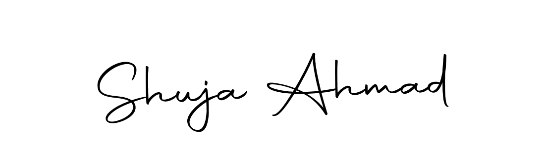 Create a beautiful signature design for name Shuja Ahmad. With this signature (Autography-DOLnW) fonts, you can make a handwritten signature for free. Shuja Ahmad signature style 10 images and pictures png