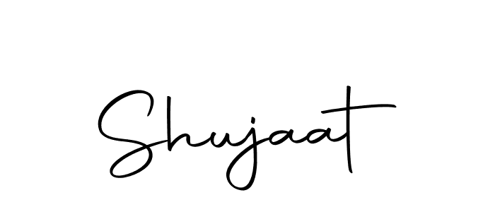 Create a beautiful signature design for name Shujaat. With this signature (Autography-DOLnW) fonts, you can make a handwritten signature for free. Shujaat signature style 10 images and pictures png